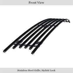 APS - APS Stainless Billet Bumper Grille Black for 06-09 Toyota Prius GR20FED49J - Image 2