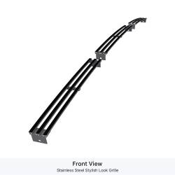 APS - APS Stainless Billet Bumper Grille Black for 07-09 Toyota Tundra GR20FED59J - Image 2