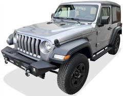 APS - APS iStep 6" Running Boards Black for 18-25 Wrangler JL 2dr IB10FAA6H - Image 2
