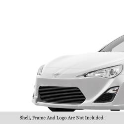 APS - APS Stainless Billet Bumper Grille Black for 13-16 Scion FR-S GR20FEI79J - Image 1