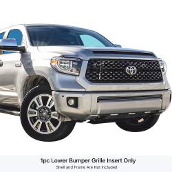 APS - APS Stainless Billet Bumper Grille Black for 14-21 Toyota Tundra GR20FEI88J - Image 1