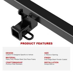 APS - APS HT18CJC15 Class III 2" Trailer Receiver Hitch for 13-25 Mazda CX-5 - Image 5