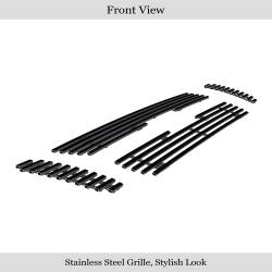 APS - APS Stainless Billet Grille Black 01-05 Explorer Sport GR06FEC23J - Image 2