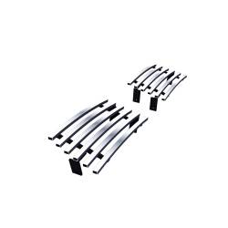 APS - APS Stainless Billet Bumper Grille-Polish Silverado 1500 SS GR03HEC05S - Image 2