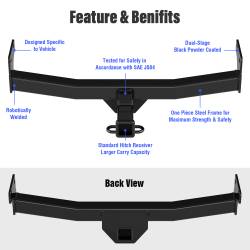 APS - APS Class III 2" Trailer Receiver Hitch for 11-17 Compass/Patriot HT18CJJ81 - Image 2