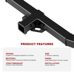 APS - APS HT24CAB65 Class III 2" Trailer Receiver Hitch for 04-12 Colorado/Canyon - Image 5