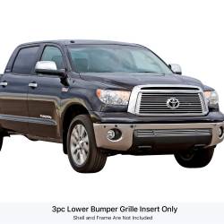 APS - APS Stainless Billet Bumper Grille-Polish for 10-13 Toyota Tundra GR20FFG19S - Image 1