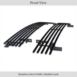 APS - APS Stainless Billet Grille Black 01-02 Silverado 2500/3500 GR03HEC26J - Image 2