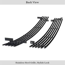 APS - APS Stainless Billet Grille Black 01-02 Silverado 2500/3500 GR03HEC26J - Image 3