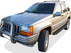 APS - APS H-Series Running Boards Black for 93-98 Grand Cherokee Laredo IB10RIF2H - Image 2
