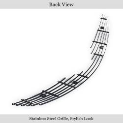 APS - APS Stainless Billet Grille-Polish for 12-14 Toyota Camry SE GR20FFI33S - Image 3