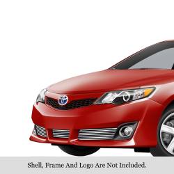 APS - APS Stainless Billet Bumper Grille-Polish for 12-14 Toyota Camry SE GR20FFI34S - Image 1