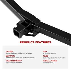 APS - APS Class III 2" Trailer Receiver Hitch Equinox/Terrain HT24CIA58 - Image 5