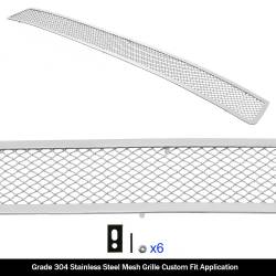 APS - APS Wire Mesh Bumper Grille-Polish for 11-17 Toyota Sienna SE GR20GFE00T - Image 2