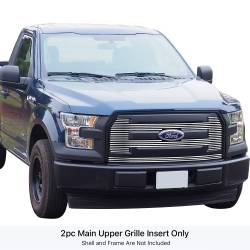 APS - APS Stainless Billet Grille-Polish 15-17 Ford F150 XL GR06FFC11S - Image 1