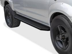 APS - APS H-Series Running Boards Black for 99-04 Nissan Frontier Crew IB14RBB5H - Image 1