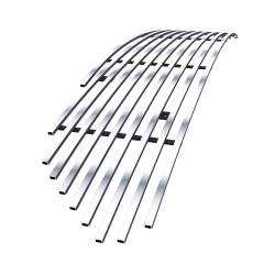 APS - APS Stainless Billet Grille-Polish 15-17 Ford Mustang V6 GR06FFD02S - Image 2