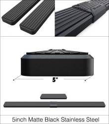 APS - APS iStep 5" Running Boards Black 03-25 Express/Savana Van IB03EDJ0B - Image 3