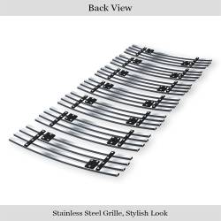 APS - APS Stainless Billet Grille-Polish for 08-12 Jeep Liberty GR10FEE51S - Image 3