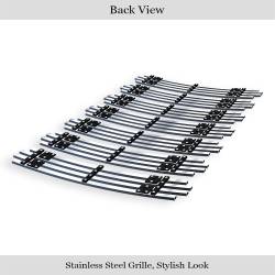 APS - APS Stainless Billet Grille-Polish for 07-18 Jeep Wrangler JK GR10FFE39S - Image 3