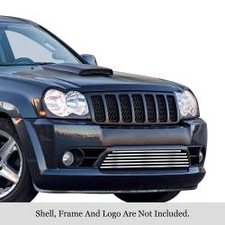 APS - APS Stainless Billet Bumper Grille-Polish for Grand Cherokee SRT8 GR10FFF05S - Image 1