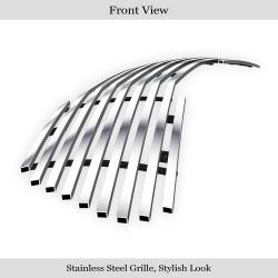 APS - APS Stainless Billet Grille-Polish for 14-16 Kia Forte GR11FEI63S - Image 2