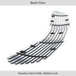 APS - APS Stainless Billet Grille-Polish for 14-16 Kia Forte GR11FEI63S - Image 3