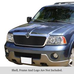 APS - APS Stainless Billet Grille Black 03-04 Lincoln Navigator GR12HEC76J - Image 1