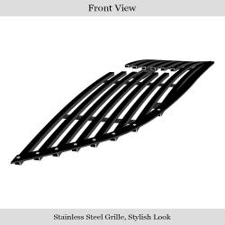 APS - APS Stainless Billet Grille Black 00-02 Lincoln LS GR12HEG76J - Image 2