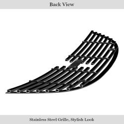 APS - APS Stainless Billet Grille Black 00-02 Lincoln LS GR12HEG76J - Image 3