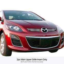 APS - APS Stainless Billet Grille-Polish 10-12 Mazda CX-7 GR13FFG71S - Image 1