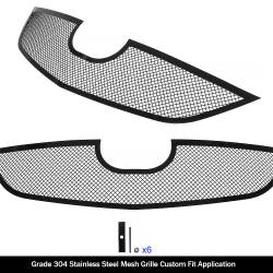 APS - APS Wire Mesh Grille Black 13-15 Mazda CX-9 GR13GEI35H - Image 2