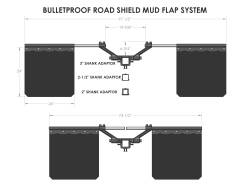 BulletProof Hitches - BulletProof Hitches BPMUDFLAP Mud Flap Assembly - Image 4