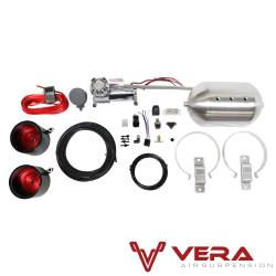 D2 Racing - D2 Racing D-CR-01-2-VACF-12+D2-ACK01 RS Coilovers w/Front Air Cups + Silver Cont - Image 4