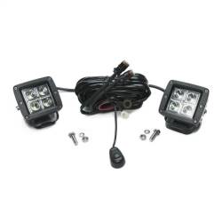 Southern Truck - Southern Truck 79911K 3.0" Square Cube Cree Spot Beam LED Lights Pair Chrome Ser - Image 1