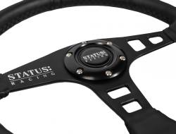 PRP - PRP SRG160 Flat Leather Steering Wheel 13" Diameter Black - Image 2