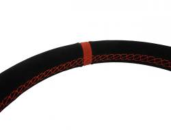 PRP - PRP SRG152 Flat Suede Steering Wheel 13" Diameter Red - Image 3