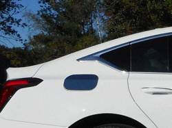 Quality Automotive Accessories - QAA GC60235 1Pc Stainless Gas Cap Door Trim for 2020-2025 Cadillac CT5 - Image 1