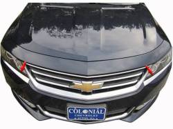 Quality Automotive Accessories - QAA HL54135 2Pc Stainless Steel Headlight Accent for 2014-2020 Chevy Impala - Image 1