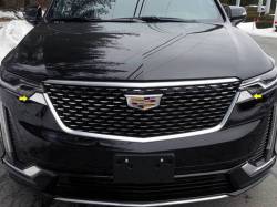 Quality Automotive Accessories - QAA HL60210 2Pc Stainless Steel Headlight Accent for 2020-2025 Cadillac XT6 - Image 1