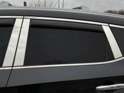 Quality Automotive Accessories - QAA PP15591 6Pc Stainless Steel Pillar Trim for 2015-2024 Nissan Murano - Image 1