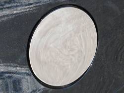 Quality Automotive Accessories - QAA GC12700 1Pc Stainless Gas Cap Door Trim for 2012-2017 Toyota Prius V - Image 1