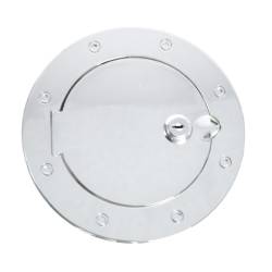 Rugged Ridge 11425.07 Locking Gas Cap Door Polished Aluminum