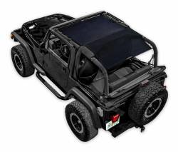 SpiderWebShade Mesh Bikini Top Black for Jeep TJ SWS-SHDTOP-01-TJ-BLK