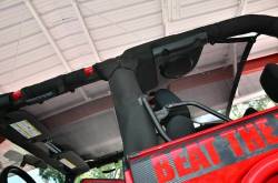 SpiderWebShade - SpiderWebShade Mesh Bikini Top Black for Jeep JK 2DR SWS-SHDTOP-01-JK2D-BLK - Image 5