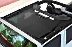 SpiderWebShade - SpiderWebShade Mesh Bikini Top Tan for Jeep JK 4DR SWS-SHDKNI-01-JK-TAN - Image 2