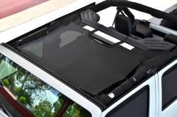 SpiderWebShade - SpiderWebShade Mesh Bikini Top-Blue for Jeep JK 4DR SWS-SHDKNI-01-JK-BLU - Image 2