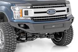 Rough Country Suspension Systems - Rough Country High Clearance Black Front Bumper 18-20 Ford F150 10756A - Image 2