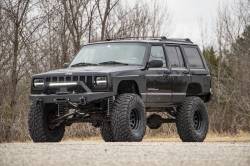 Rough Country Suspension Systems - Rough Country 10582 Lower Door Panel Armor Black for 84-01 Jeep Cherokee XJ 4DR - Image 6