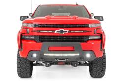 Rough Country Suspension Systems - Rough Country Hidden Front Winch Bumper Black 19-22 Silverado 1500 10805 - Image 5